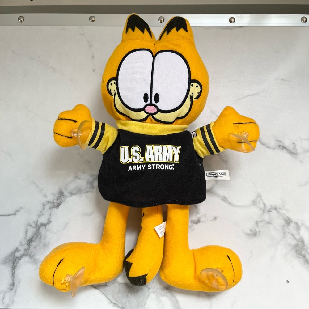 Garfield plush window cling